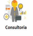 Icone imagem de executivo consultor